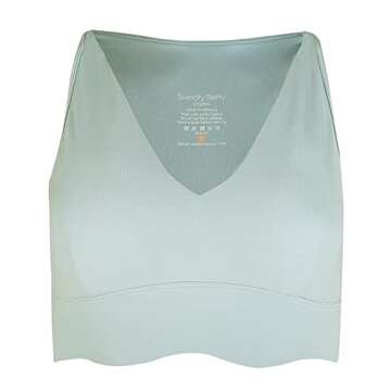 Sweaty Betty Power Contour Plunge Sports Bra in Blue