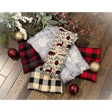 The Original Corn Bag Microwavable Heating Pad 5x18 Soothing Heat Wrap for Arthritis Pain, Headaches...