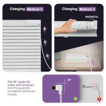 Motorized Smart Blinds with Remote - Solar Power & Alexa Compatible