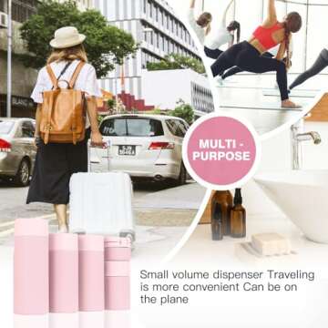 Travel Bottles for Toiletries, TSA Approved Leak Proof Set