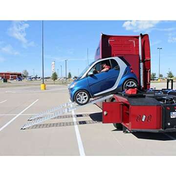 Big Boy Aluminum 12' Folding Ramps for Smart Cars