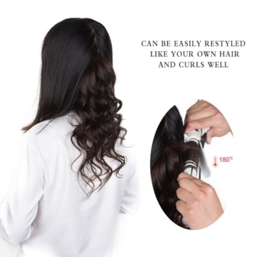 Winsky 20 Inch Clip-in Human Hair Extensions Remy Quality