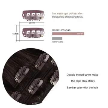 Winsky 20 Inch Clip-in Human Hair Extensions Remy Quality