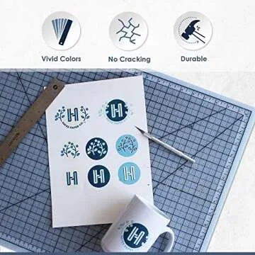 Hayes Paper, Waterslide Decal Paper for INKJET CLEAR 20 Sheets Premium Water-Slide Transfer Paper, A4 Size, 8.25 x 11.7 Inch