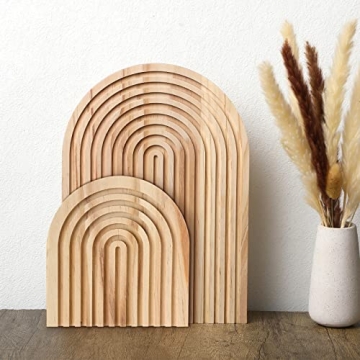 Chunful 2 Pcs Decorative Wood Cutting Board Set - Stylish Kitchen Accents
