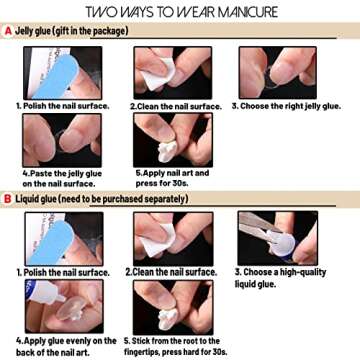 Chic YOSOMMK Press On Nails - Stylish & Easy