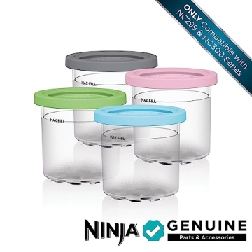 Ninja Creami Pints for Easy Frozen Treats - 4 Count