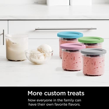 Ninja Creami Pints for Easy Frozen Treats - 4 Count