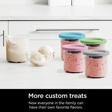 Ninja Creami Pints for Easy Frozen Treats - 4 Count