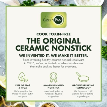 GreenPan Reserve Nonstick Cookware Set PFAS-Free Dishwasher Safe