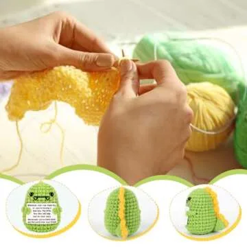 Inspirational Mini Crochet Dinosaur Gift for All Ages