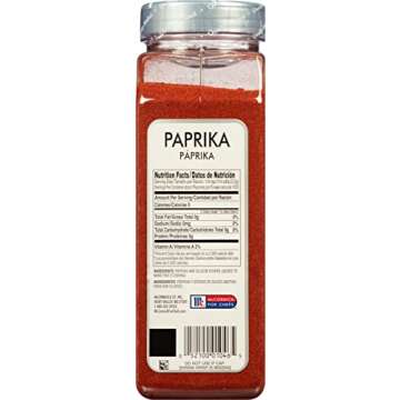 McCormick Culinary Paprika - 18 Ounce Signature Spice for Cooking