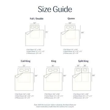 REST Evercool Cooling Sheet Set - King Size, Arctic White  