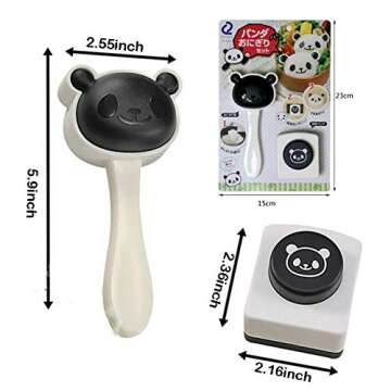 Hofumix Panda Rice Ball Mold - Fun Bento Kit for Kids