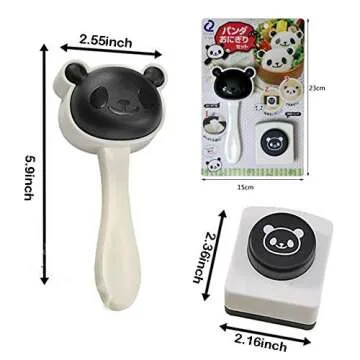 Hofumix Panda Rice Ball Mold - Fun Bento Kit for Kids
