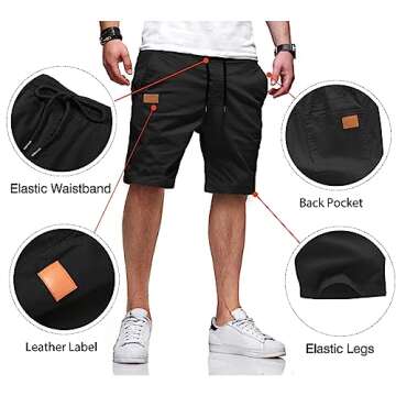Buy JMIERR Men's Casual Shorts for Summer Comfort