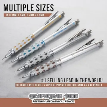 Pentel Graph Gear 1000 Mechanical Pencil - Precision Writing Tool
