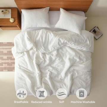 Comfort Spaces King Duvet Cover Set - All Season Comfort