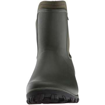 Bogs Women's Sauvie Slip On Boot Waterproof Garden Rain, Sage, 7 M US