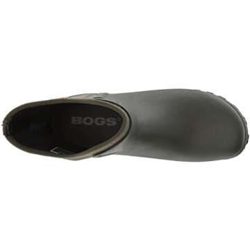Bogs Women's Sauvie Slip On Boot Waterproof Garden Rain, Sage, 7 M US