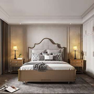 Smeike 2 Pack Vintage Style Table Lamp, Buffet Table Lamp,Traditional Bedside Lamps, Tall Table Lamp...