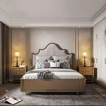 Smeike 2 Pack Vintage Style Table Lamp, Buffet Table Lamp,Traditional Bedside Lamps, Tall Table Lamp...