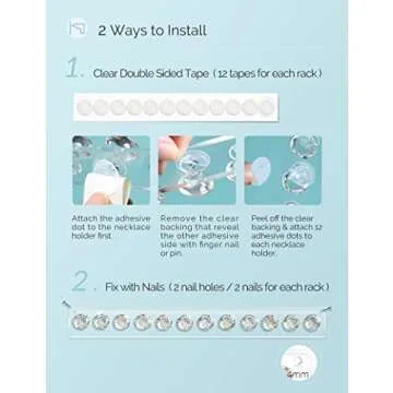 Acrylic Necklace Holders - Elegant Jewelry Organizers