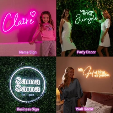 Custom Neon Signs - Vibrant Personalized LED Wall Decor