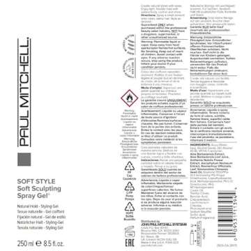 Paul Mitchell Soft Sculpting Spray Gel, Natural Hold, Soft Finish, For All Hair Types, 8.5 fl. oz.