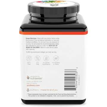 Youtheory Advanced Collagen 6000 mg for Hair Skin Nails