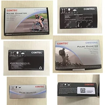 CONTEC CMS50NA Pulse Oximeter SpO2 and PR Value Waveform Blood Oxygen Neck/Wrist Corda