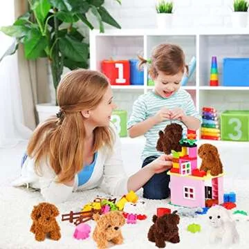 Mini Dog Keychains - Plush Party Favors for All Ages