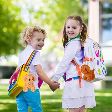 Mini Dog Keychains - Plush Party Favors for All Ages