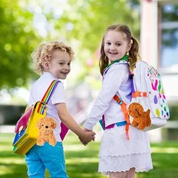 Mini Dog Keychains - Plush Party Favors for All Ages