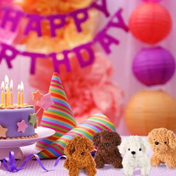 Mini Dog Keychains - Plush Party Favors for All Ages