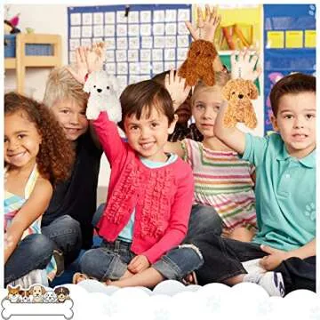 Mini Dog Keychains - Plush Party Favors for All Ages