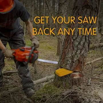 NEO-TEC 6 Pack Tree Felling Wedges, Chainsaw Wedges, 5.5" Tree Cutting Equipment, Tree Cutting Equipment with Spikes for Safe Tree Cutting