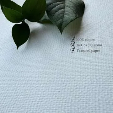 Generic 100% Cotton Watercolor Sketchbook - 8.5 x 11 Inches, 140 lb (300gsm) Water Color Paper - 24 Textured Sheets for Painting, Drawing, and Mixed Media - Ideal Watercolor Painting Book, undefined