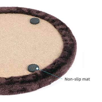 Happi N Pets Cat Self Groomer with Scratching Pad