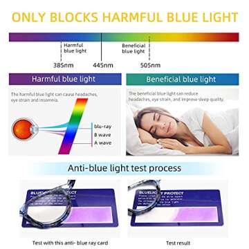 IVNUOYI 6 Pack Reading Glasses Blue Light Blocking Fashion Ladies Readers with Spring Hinges,Anti Glare UV Eyestrain,Computer Eyeglasses for Women 2.5