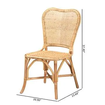 Modern Rattan Dining Chair for Stylish Dining Rooms