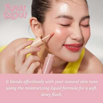 Radiant hince Dewy Liquid Cheek Blush Lightweight Tint