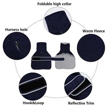 Geyecete Dachshund Sweaters for Dogs Dog Jacket,Dachshund Coat Perfect Dog Winter Coat with Padded F...