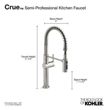 Kohler High-Arc Kitchen Faucet | Stylish & Functional