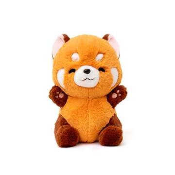Adorlynetty Red Panda Stuffed Animal - Soft & Cute Plush Toy 9"