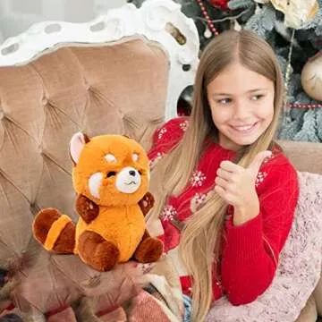 Adorlynetty 9" Red Panda Plushie - Perfect Gift for Kids