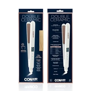 Conair Double Ceramic Flat Iron for Effortless Styling