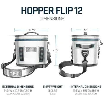 YETI Hopper Flip 12 Portable Cooler - Olive Green