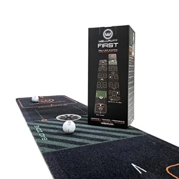 WELLPUTT 10ft Golf Putting Mat for Accurate Distance Control