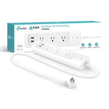 Smart Power Strip with 3 Outlets & USB Ports